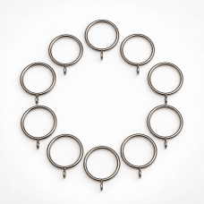 Large Iron Curtain Rings 55mm OD x 45mm ID. 
